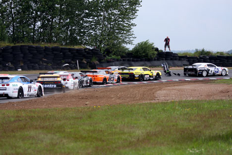 Starten på race 1